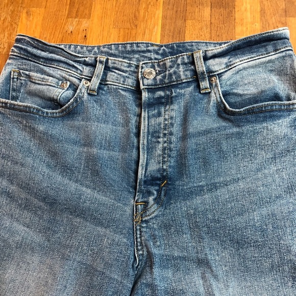 H&M High Waisted Mom Jeans Straight Leg Size 10 - Picture 2 of 8